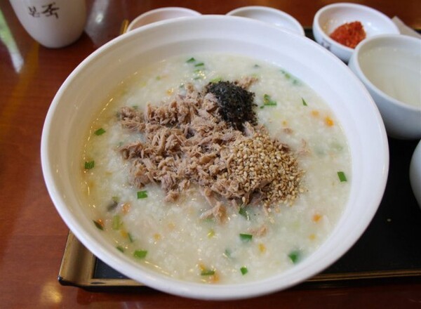 dish of rice porridge
